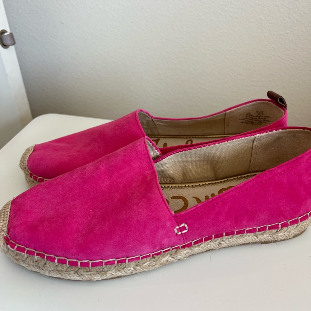 Sam Edelman pink slip on, size 8.5